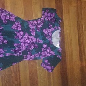 Lula roe flower dress